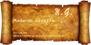 Madaras Gizella névjegykártya
